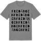 Mid Heather Gray t-shirt med Fredängen ordlek t-shirt