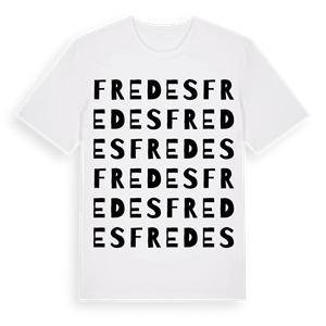 Fredes ordlek t-shirt – ekologisk bomull t-shirt från Pinshirt
