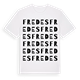 Fredes ordlek t-shirt