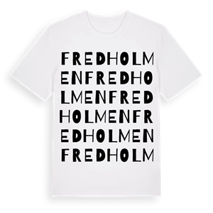 Fredholmen ordlek t-shirt – ekologisk bomull t-shirt från Pinshirt