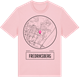 Pink Cotton t-shirt med Fredriksberg t-shirt