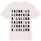 Vintage White t-shirt med Fredriksberg ordlek t-shirt