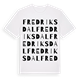 Fredriksdal ordlek t-shirt