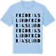 Blue Soul t-shirt med Fredrikslund ordlek t-shirt