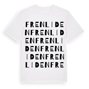 Frenliden ordlek t-shirt – ekologisk bomull t-shirt från Pinshirt
