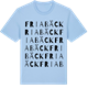 Blue Soul t-shirt med Friabäck ordlek t-shirt