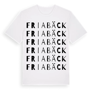Friabäck ordlek t-shirt – ekologisk bomull t-shirt från Pinshirt