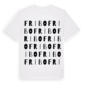 Fribo ordlek t-shirt – ekologisk bomull t-shirt från Pinshirt
