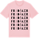 Pink Cotton t-shirt med Fridåker ordlek t-shirt