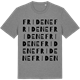 Mid Heather Gray t-shirt med Fridene ordlek t-shirt