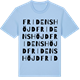 Blue Soul t-shirt med Fridenshöjd ordlek t-shirt