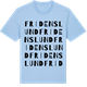Blue Soul t-shirt med Fridenslund ordlek t-shirt