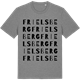 Mid Heather Gray t-shirt med Frielsberg ordlek t-shirt