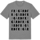 Mid Heather Gray t-shirt med Frigård ordlek t-shirt