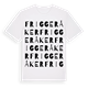 Friggeråker ordlek t-shirt