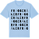 Blue Soul t-shirt med Friggeråker ordlek t-shirt