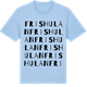 Blue Soul t-shirt med Frishulan ordlek t-shirt