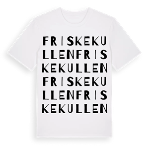 Friskekullen ordlek t-shirt – ekologisk bomull t-shirt från Pinshirt