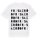 Friskeröd ordlek t-shirt