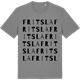 Mid Heather Gray t-shirt med Fritsla ordlek t-shirt