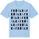 Blue Soul t-shirt med Fröåkra ordlek t-shirt