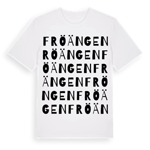 Fröängen ordlek t-shirt – ekologisk bomull t-shirt från Pinshirt