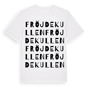 Fröjdekullen ordlek t-shirt – ekologisk bomull t-shirt från Pinshirt