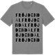 Mid Heather Gray t-shirt med Fröjdendal ordlek t-shirt