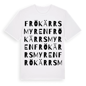 Frökärrsmyren ordlek t-shirt – ekologisk bomull t-shirt från Pinshirt