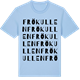 Blue Soul t-shirt med Frökullen ordlek t-shirt