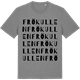 Mid Heather Gray t-shirt med Frökullen ordlek t-shirt