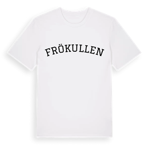 Frökullen böjd t-shirt – ekologisk bomull t-shirt från Pinshirt