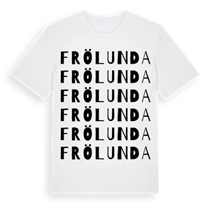 Frölunda ordlek t-shirt – ekologisk bomull t-shirt från Pinshirt