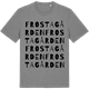 Mid Heather Gray t-shirt med Frostagården ordlek t-shirt