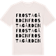 Vintage White t-shirt med Frostagården ordlek t-shirt