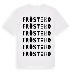 Fröstebo ordlek t-shirt – ekologisk bomull t-shirt från Pinshirt