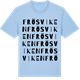 Blue Soul t-shirt med Frösviken ordlek t-shirt