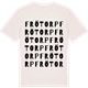 Vintage White t-shirt med Frötorp ordlek t-shirt