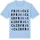 Blue Soul t-shirt med Frubacken ordlek t-shirt