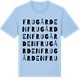 Blue Soul t-shirt med Frugården ordlek t-shirt