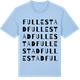 Blue Soul t-shirt med Fullestad ordlek t-shirt