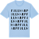 Blue Soul t-shirt med Fullmarp ordlek t-shirt