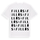 Fullösa ordlek t-shirt