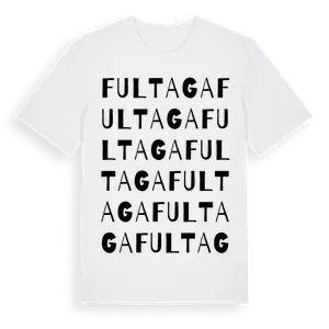 Fultaga ordlek t-shirt – ekologisk bomull t-shirt från Pinshirt