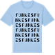 Blue Soul t-shirt med Funkes ordlek t-shirt