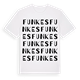 Funkes ordlek t-shirt
