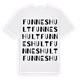 Funneshult ordlek t-shirt