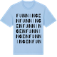 Blue Soul t-shirt med Funningen ordlek t-shirt