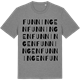 Mid Heather Gray t-shirt med Funningen ordlek t-shirt