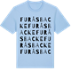 Blue Soul t-shirt med Furåsbacke ordlek t-shirt
